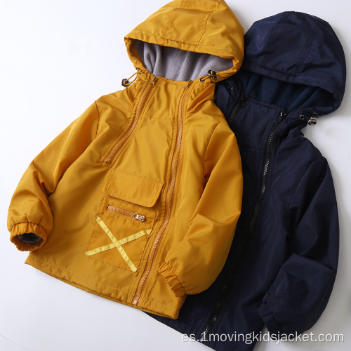 Chaqueta de niño con capucha Plus Fleece